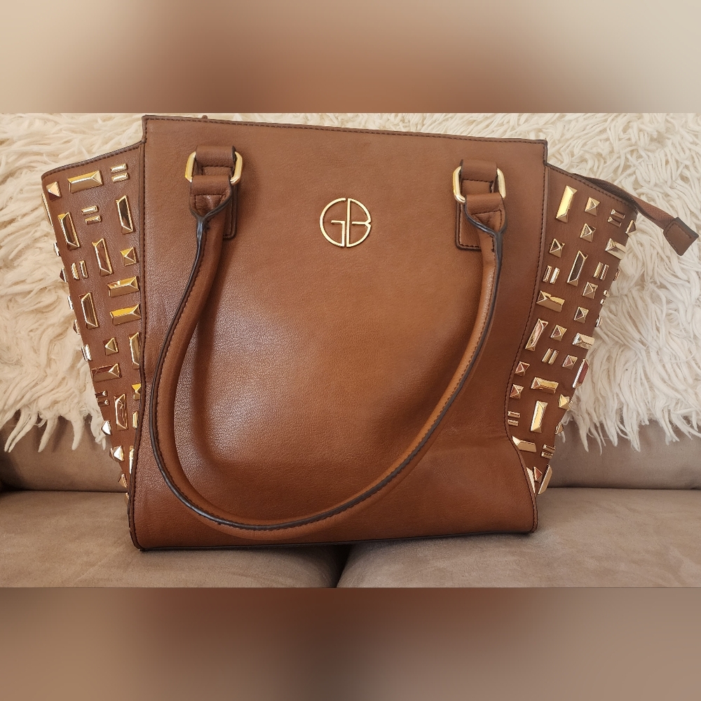 Giani Bernini Gold Studded Handbag